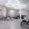 11 Hex Grids with Outer Frame Industrial Lights - Image 2